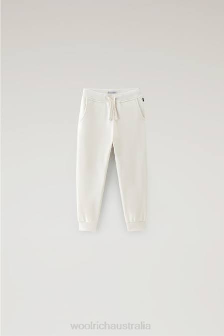 Woolrich Boys B Fleece Sweatpants Milky Cream Clothing J026885