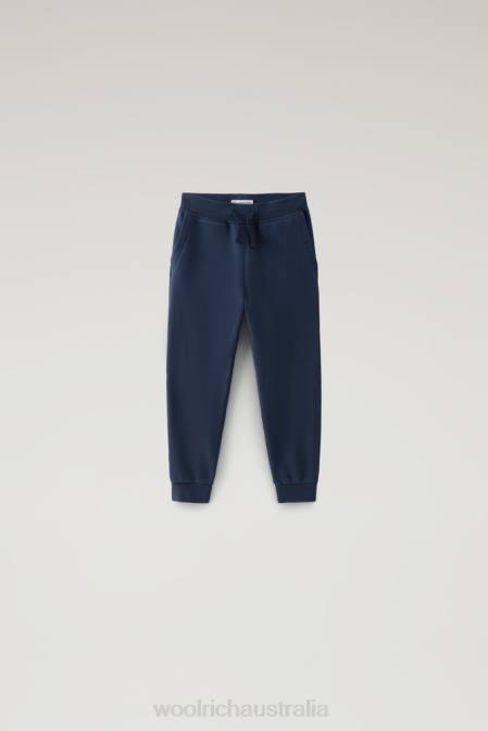 Woolrich Girls G Fleece Sweatpants Melton Blue Clothing J026884