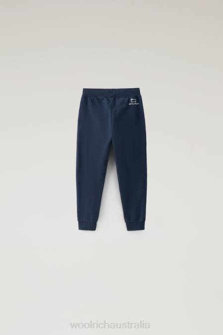 Woolrich Girls G Fleece Sweatpants Melton Blue Clothing J026884