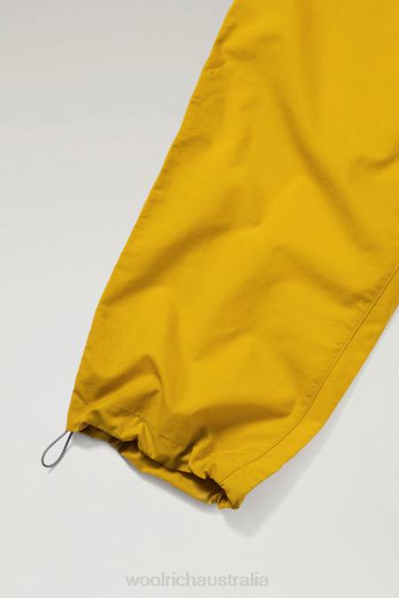 Woolrich Men Ranch Pants in Recycled Nylon Mustard Clothing J026537