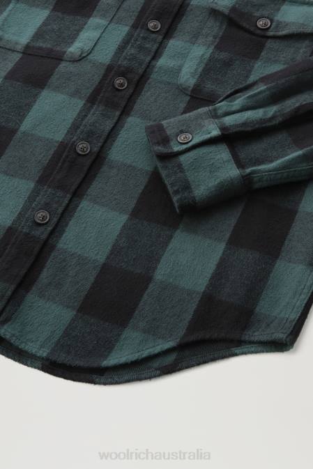 Woolrich Men Oxbow Flannel Check Shirt Pine Buffalo Clothing J026782