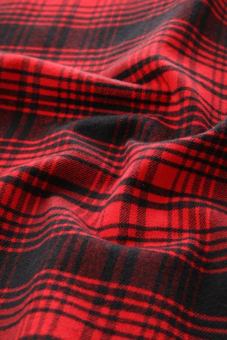 Woolrich Men Traditional Flannel Check Shirt Red Hunting Clothing J026679