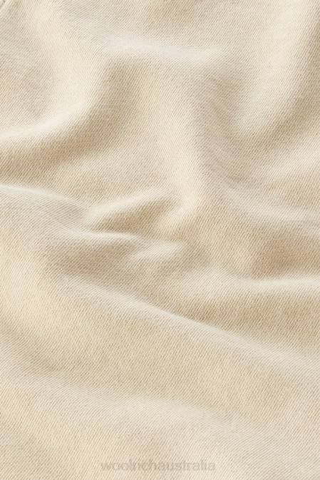 Woolrich Men Shorts in Garment-Dyed Cotton Beach Sand Clothing J026403