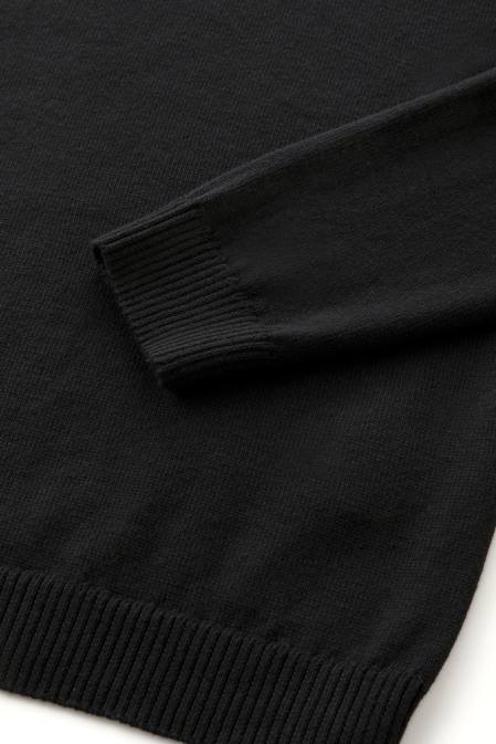 Woolrich Men Classic Crewneck Sweater Black Clothing J026714