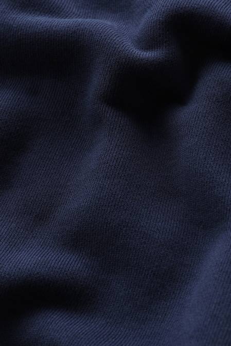 Woolrich Men Classic Fleece Crewneck with Embroidered Logo Dark Blue Clothing J026688