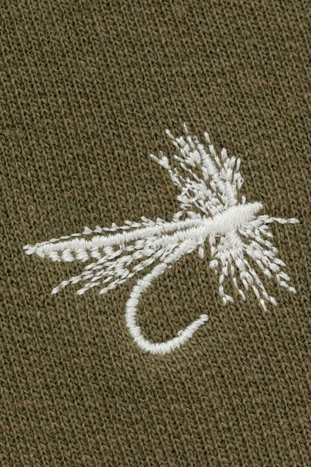 Woolrich Men Hoodie with Back Print-Aime Leon Dore Burnt Olive Clothing J026811