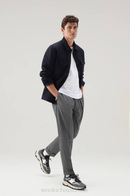 Woolrich Men Cotton Sheep T-shirt Bright White Clothing J026729