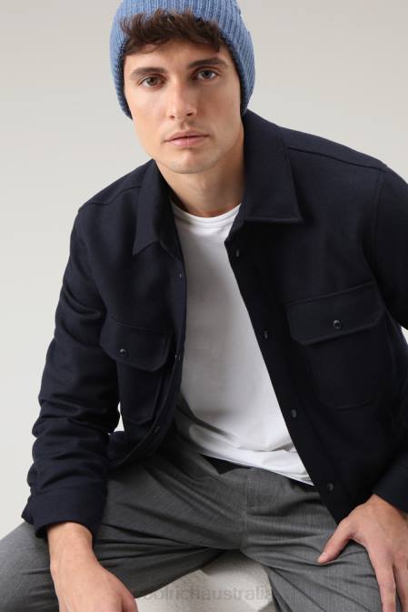 Woolrich Men Cotton Sheep T-shirt Bright White Clothing J026729