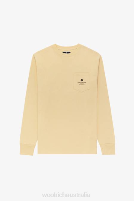 Woolrich Men Long Sleeve Back Graphic Printed T-shirt-Aime Leon Dore Straw Clothing J026779