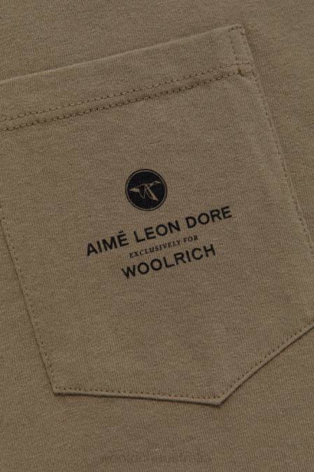 Woolrich Men Long Sleeve Back Graphic Printed T-shirt-Aime Leon Dore Winter Twig Clothing J026778