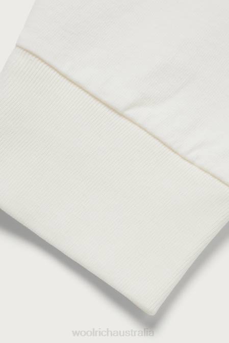 Woolrich Men Long-Sleeved T-Shirt in Pure Cotton-One Of These Days Bone Clothing J026618