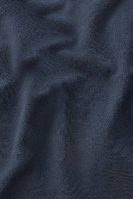 Woolrich Men T-shirt in Pure Cotton with Animated Sheep Logo Melton Blue Clothing J026417