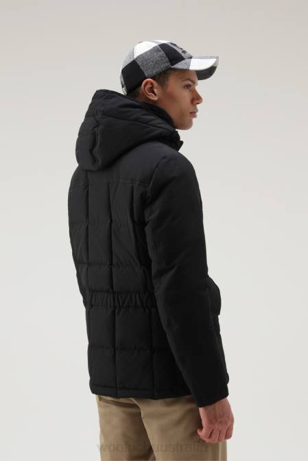 Woolrich Men Blizzard Field Jacket Black Clothing J026745