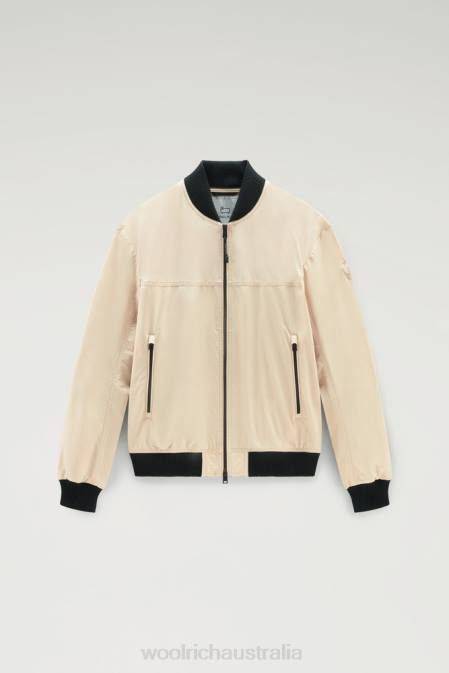 Woolrich Men City Bomber in Urban Touch Beach Sand Clothing J026439