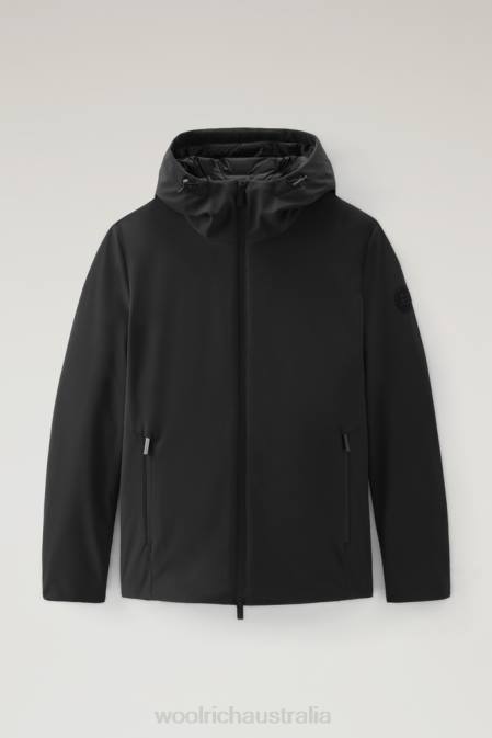 Woolrich Men Pacific Softshell Jacket Black Clothing J026829