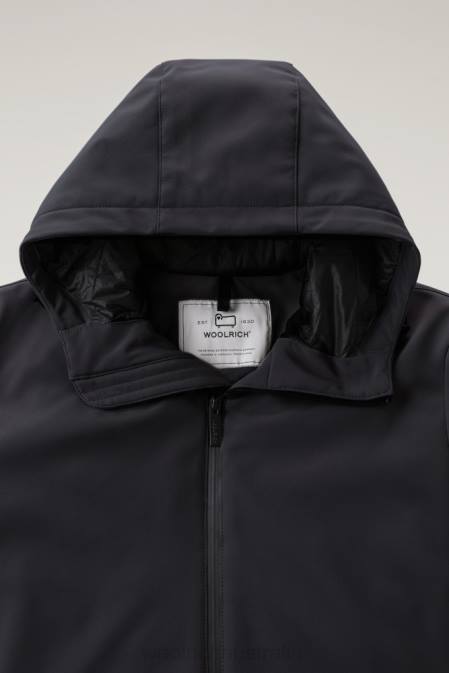 Woolrich Men Pacific Softshell Jacket Black Clothing J026829