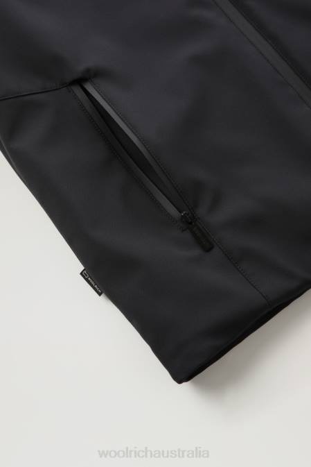 Woolrich Men Pacific Softshell Jacket Black Clothing J026829