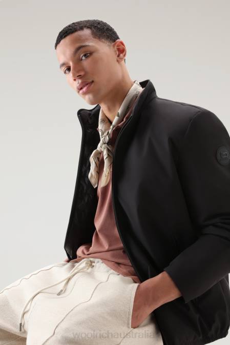 Woolrich Men Padded Sailing Bomber Black Clothing J026480