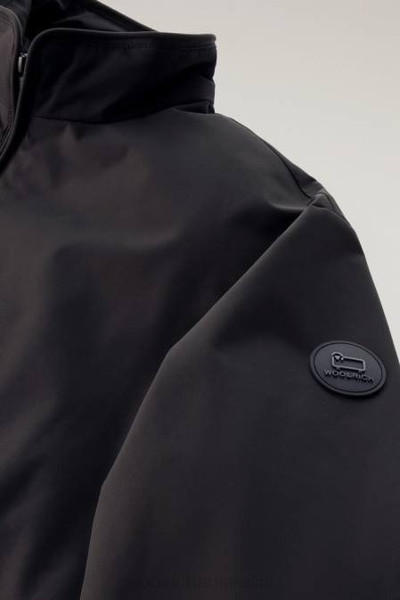 Woolrich Men Padded Sailing Bomber Black Clothing J026480