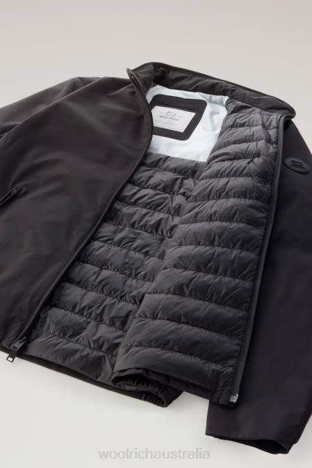Woolrich Men Padded Sailing Bomber Black Clothing J026480