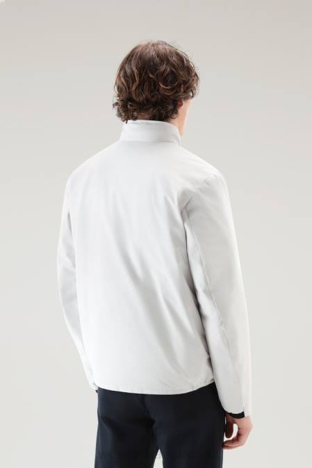 Woolrich Men Padded Sailing Bomber Lunar Rock Clothing J026445