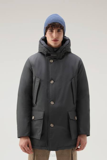 Woolrich Men Arctic Parka in Ramar Cloth Grey Shadow Clothing J026855
