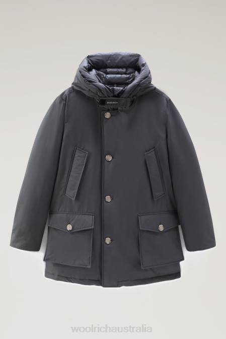 Woolrich Men Arctic Parka in Ramar Cloth Grey Shadow Clothing J026855