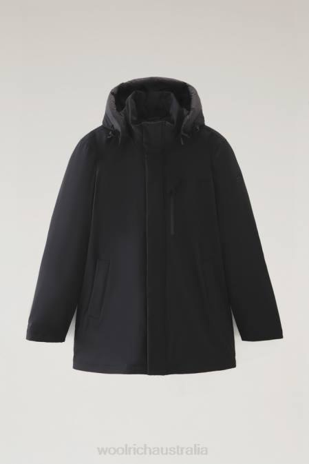 Woolrich Men Mountain Stretch Parka Black Clothing J026833