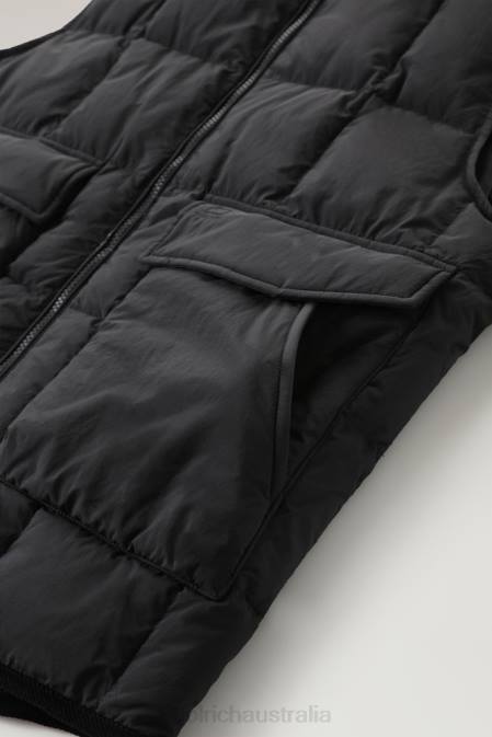 Woolrich Men Heritage Terrain Vest Black Clothing J026677