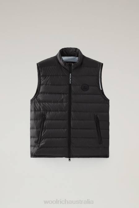 Woolrich Men Padded and Quilted Sundance Vest Black Clothing J026611
