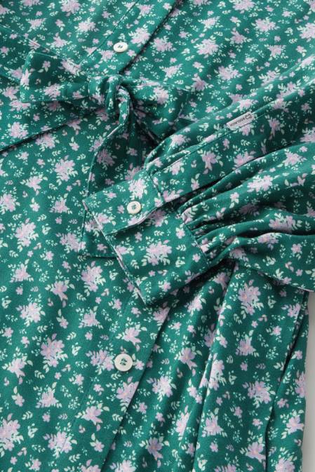 Woolrich Women Printed Dress with Floral Pattern Evergreen Clothing J02649