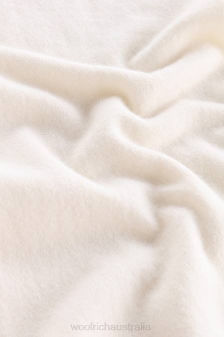 Woolrich Women Cashmere and Wool Blend Pants Milky Cream Clothing J026273