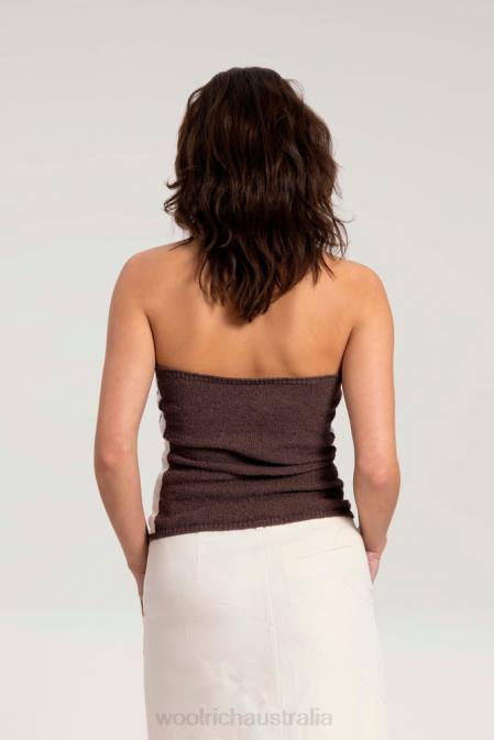 Woolrich Women Bandeau Top-Danielle Cathari Brown Clothing J026154