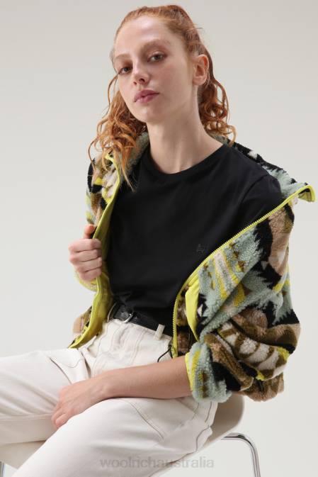 Woolrich Women Cotton Logo T-shirt Black Clothing J026225