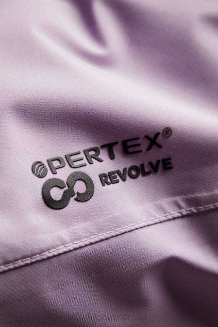 Woolrich Women Harveys Waterproof Jacket in Pertex Revolve Lilac Dawn Clothing J026261