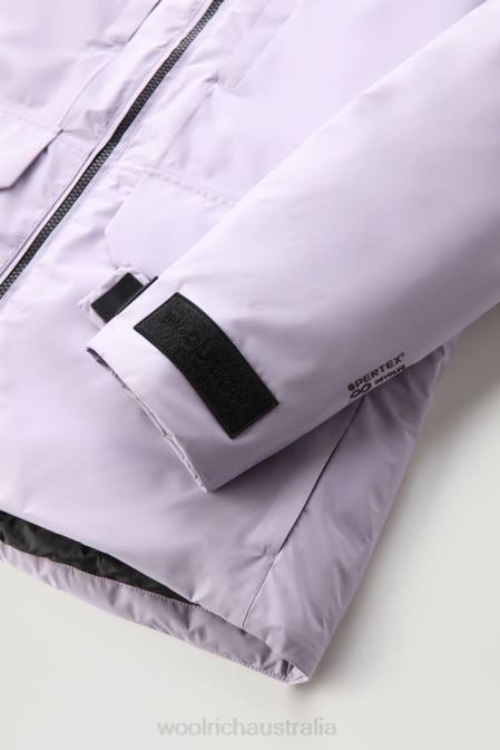 Woolrich Women Harveys Waterproof Jacket in Pertex Revolve Lilac Dawn Clothing J026261