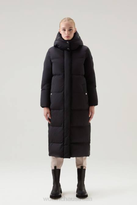 Woolrich Women Aurora Long Parka Black Clothing J026204