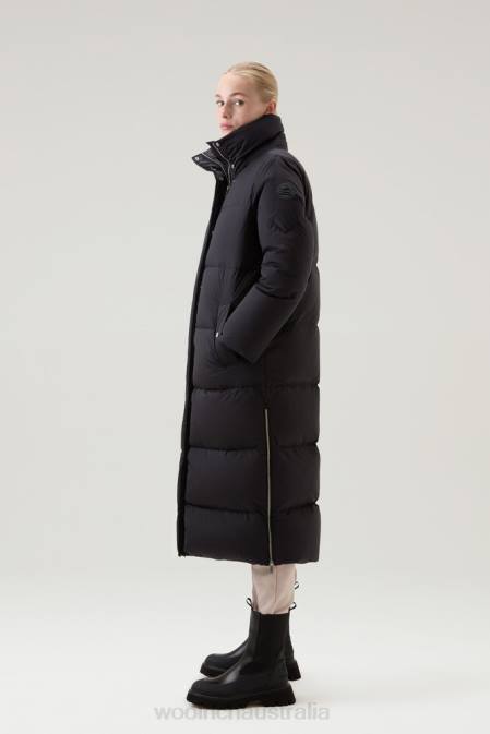 Woolrich Women Aurora Long Parka Black Clothing J026204