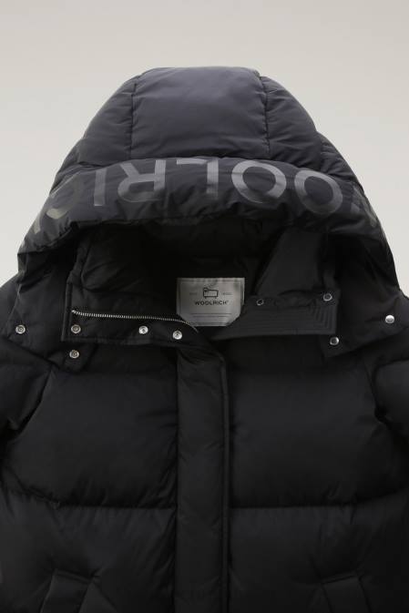 Woolrich Women Aurora Long Parka Black Clothing J026204