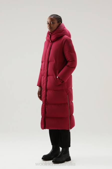 Woolrich Women Aurora Long Parka Bright Beet Clothing J026308