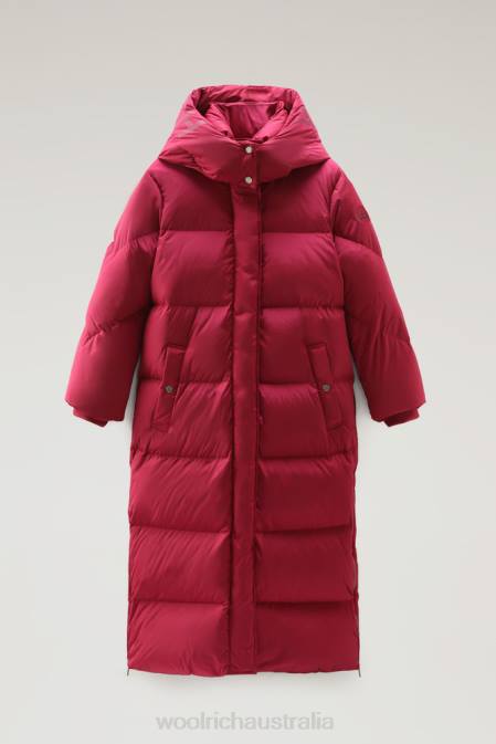 Woolrich Women Aurora Long Parka Bright Beet Clothing J026308
