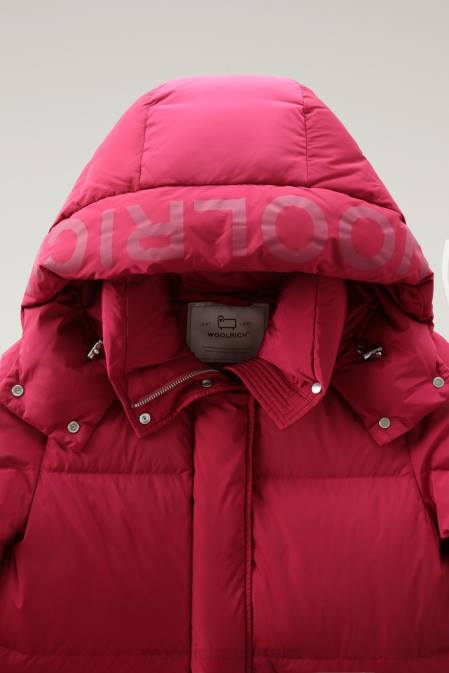 Woolrich Women Aurora Long Parka Bright Beet Clothing J026308