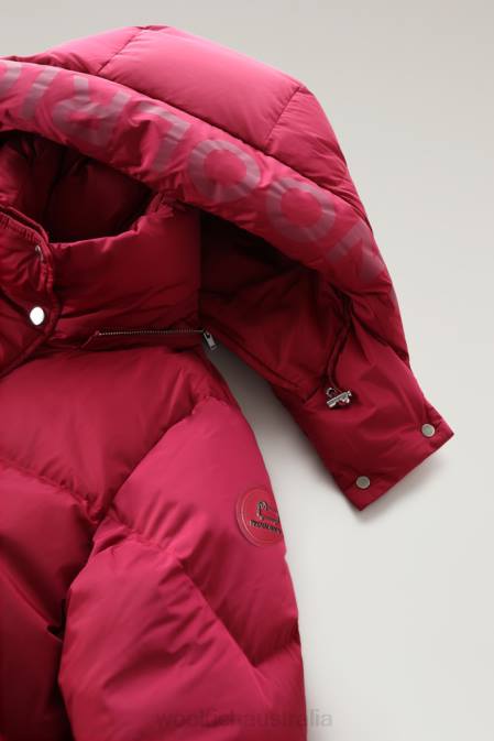 Woolrich Women Aurora Long Parka Bright Beet Clothing J026308