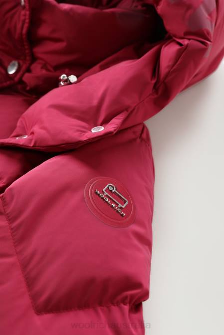 Woolrich Women Aurora Long Parka Bright Beet Clothing J026308