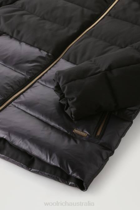 Woolrich Women Luxe Puffy Jacket Black Clothing J026356