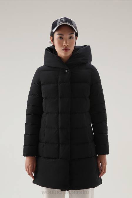 Woolrich Women Puffy Prescott Parka in Urban Touch Black Clothing J026207