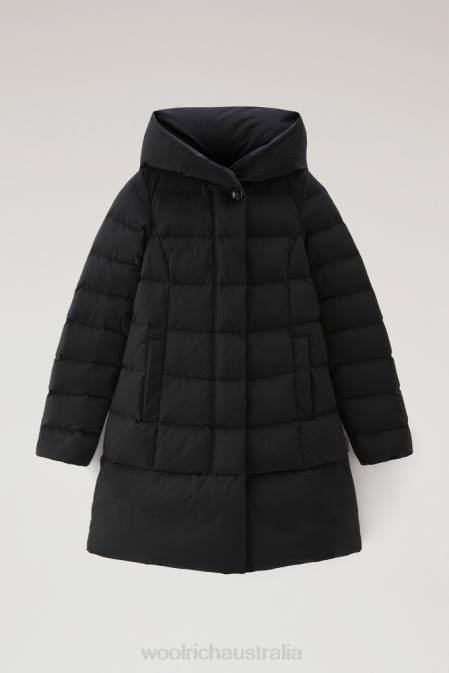 Woolrich Women Puffy Prescott Parka in Urban Touch Black Clothing J026207