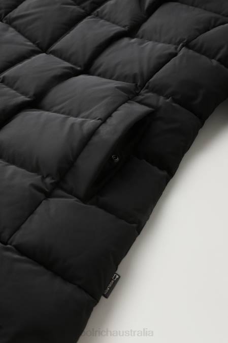 Woolrich Women Puffy Prescott Parka in Urban Touch Black Clothing J026207