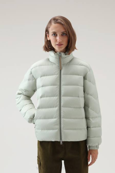 Woolrich Women Ellis Microfiber Down Jacket Desert Sage Clothing J026310