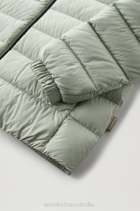 Woolrich Women Ellis Microfiber Down Jacket Desert Sage Clothing J026310